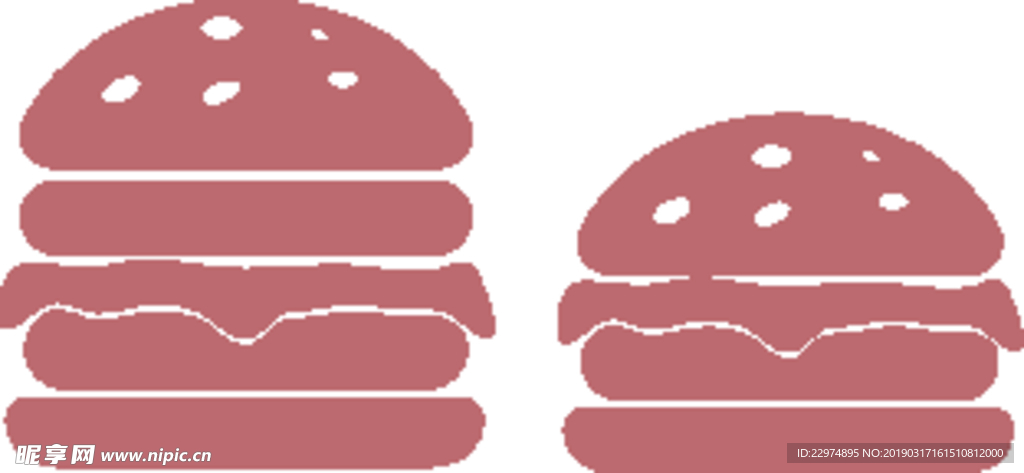 汉堡矢量图