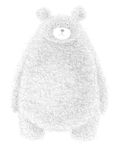 熊铅笔画矢量素材