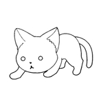 手绘猫