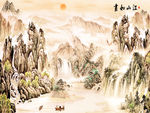 新中式背景墙