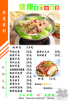 健康菜单