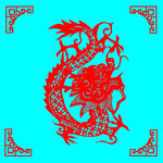 龙剪纸