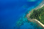鸟瞰斐济海景