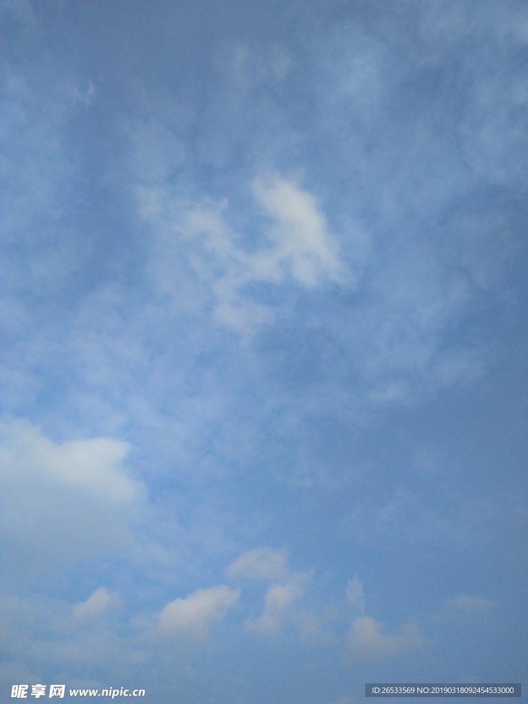 蓝天白云背景 素材 天空