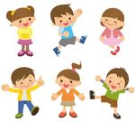 卡通小孩