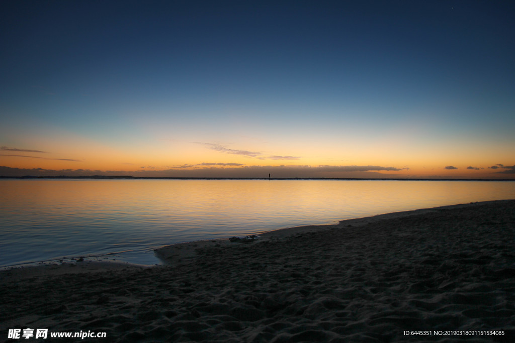 海边夕阳