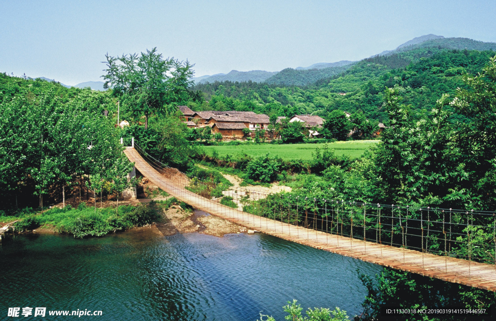 小桥流水   绿水 美景