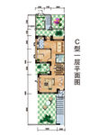 房地产别墅户型效果图