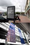 超市巨幅海报样机