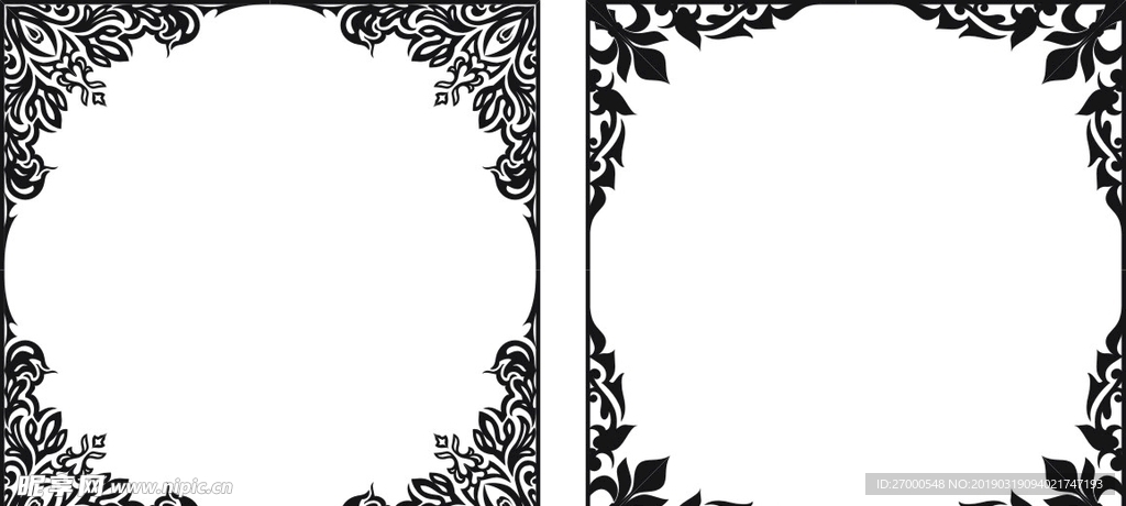 花纹 边框