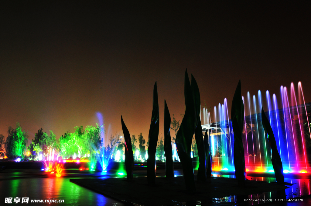 乐安公园夜景