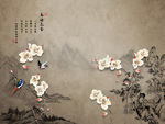 新中式背景墙