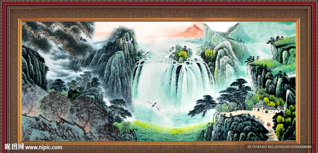 山水风景图