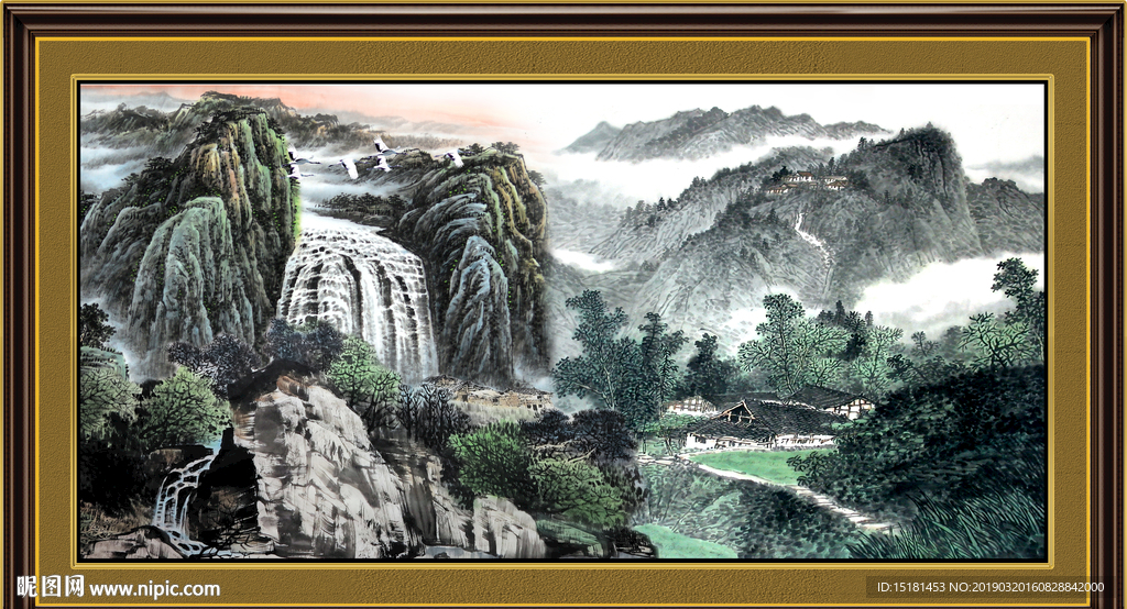 山水风景图