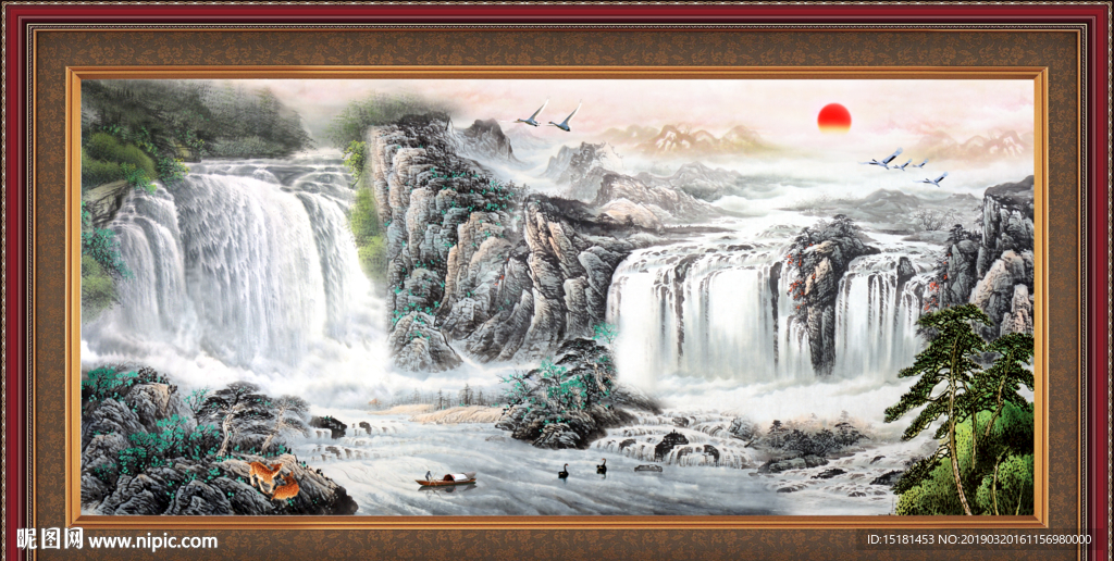 山水风景图