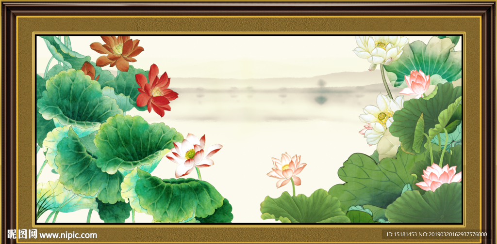 荷花图