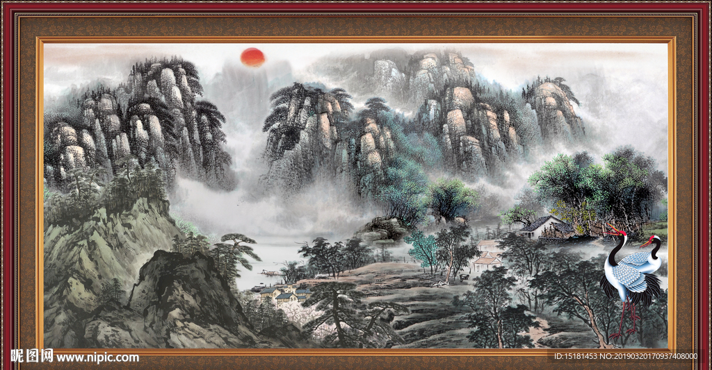 水墨国画
