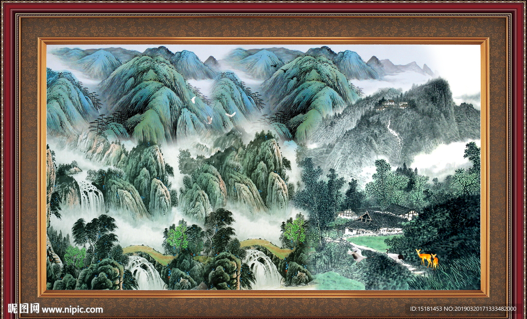 山水风景图
