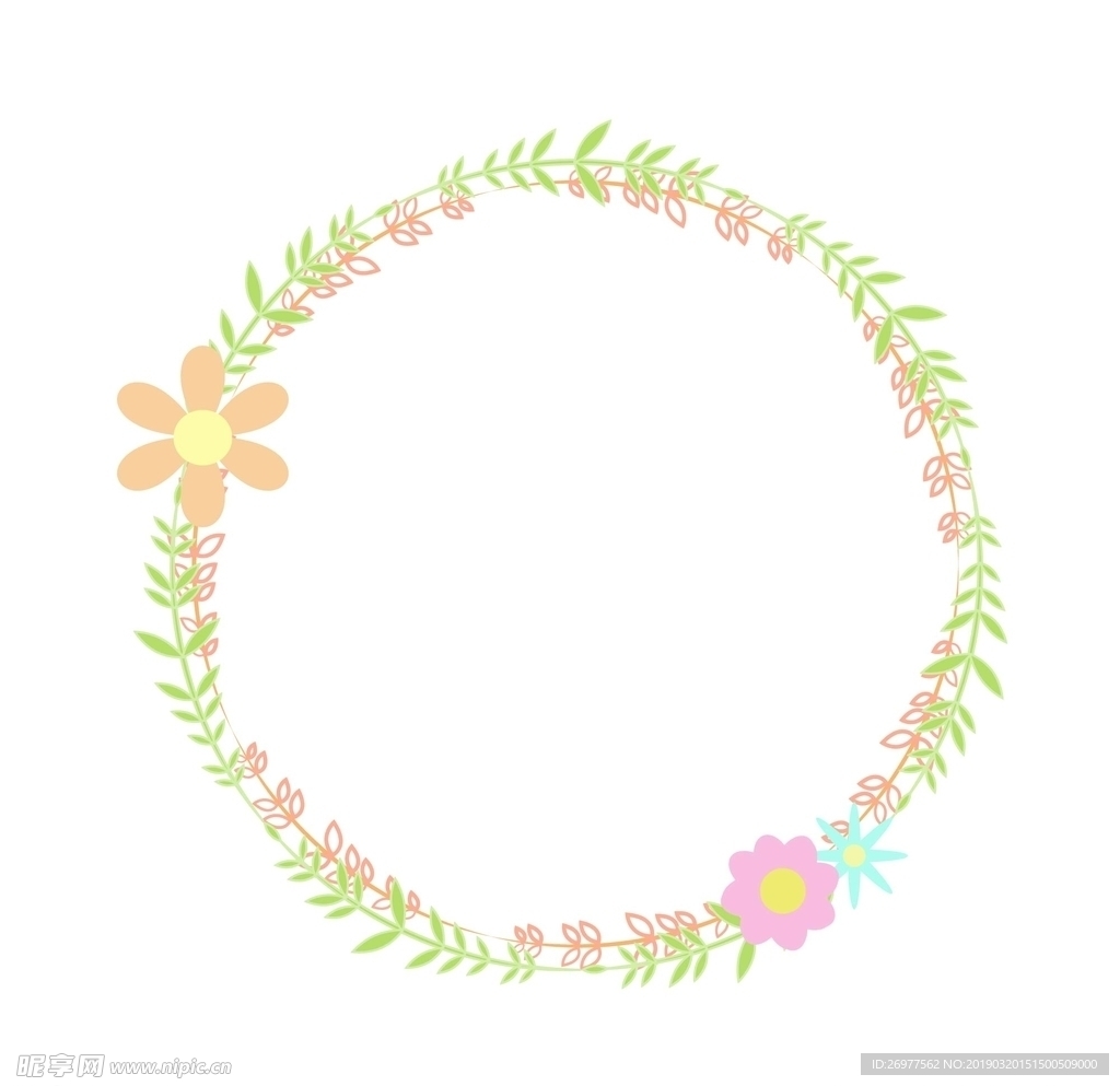 植物花框