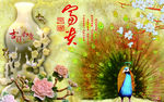 高清壁画背景墙