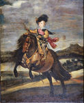 巴尔塔萨尔查尔斯王子的马术肖像