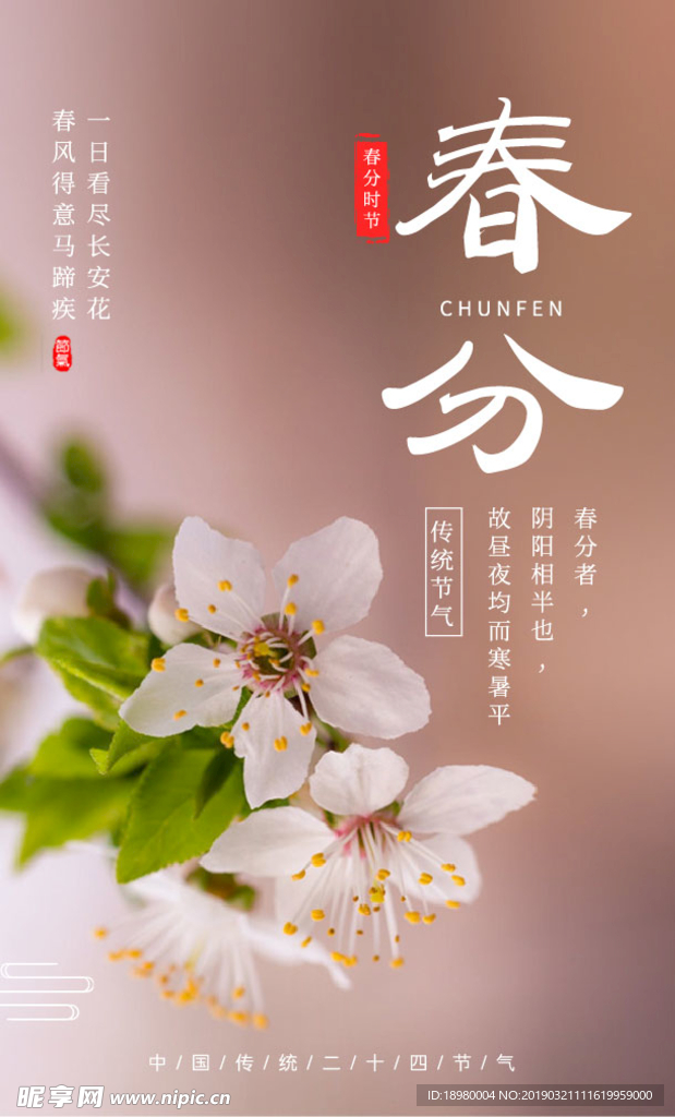 春分创意海报