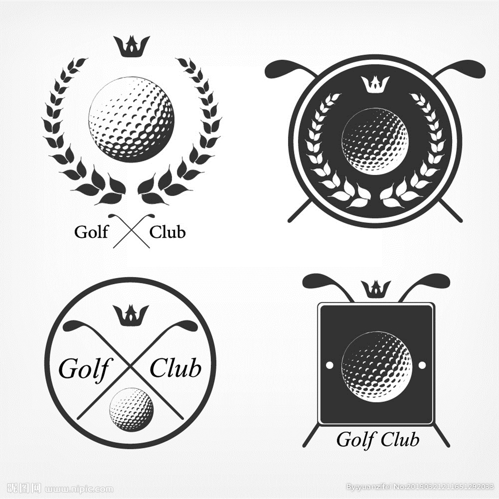 高尔夫球图标设计图__广告设计_广告设计_设计图库_昵图网nipic.com