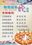 蛇美食海报素材