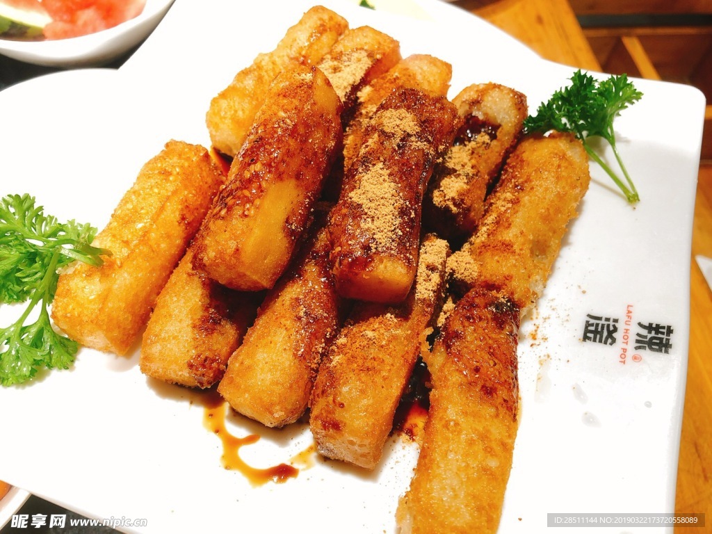 四川小吃红糖糍粑