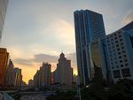 城市黄昏