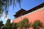 北京故宫东华门角楼城墙