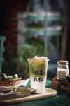 抹茶珍珠奶茶
