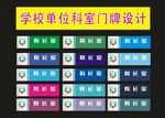 科室牌模板之二设计