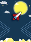 卡通星空背景