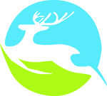 快鹿物流标识logo