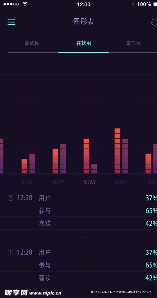 金融理财UI界面