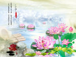 新中式背景墙