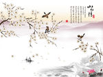 新中式背景墙
