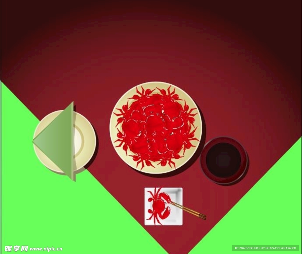 一盘螃蟹