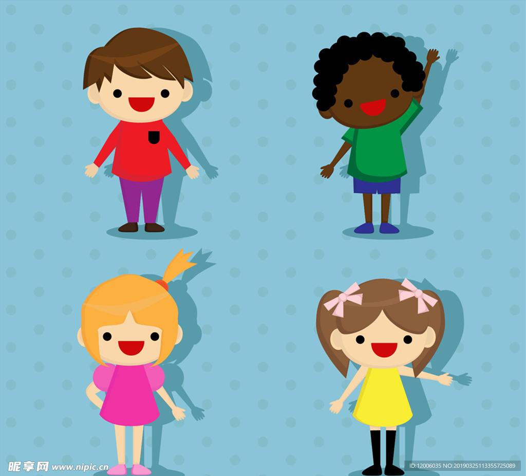 可爱的孩子设计