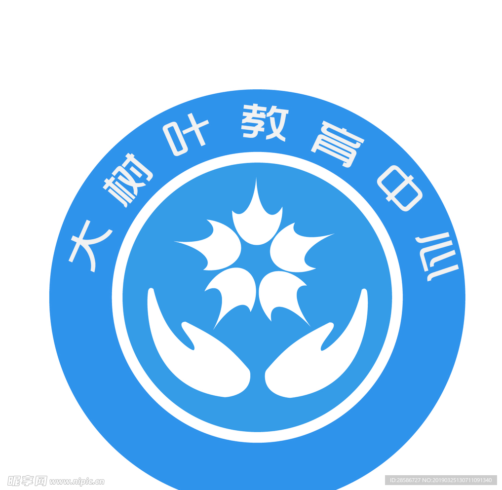 大树叶教育中心标志