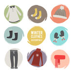 8款彩绘冬季服饰与配饰