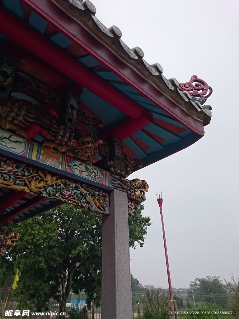 庙宇一角