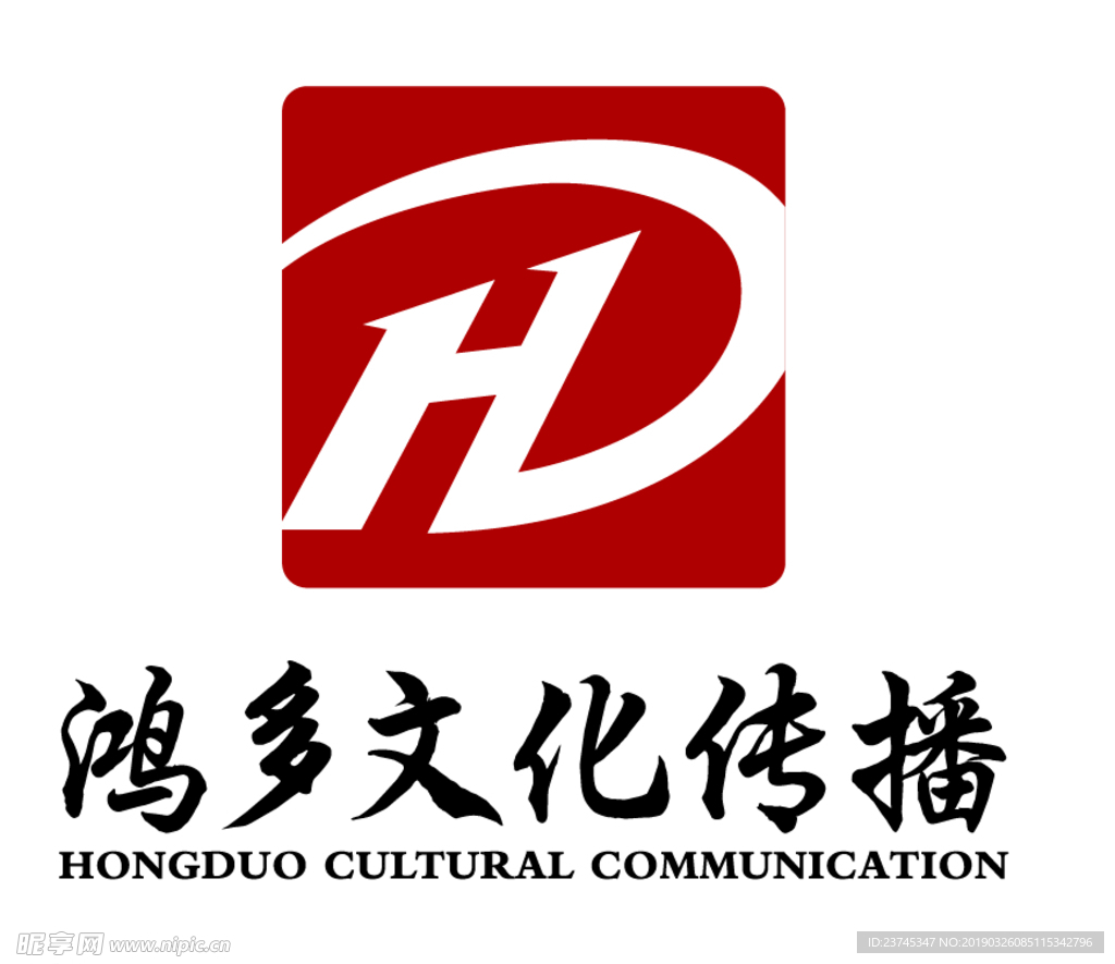 鸿多文化传播 LOGO