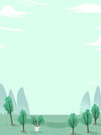 绿色背景