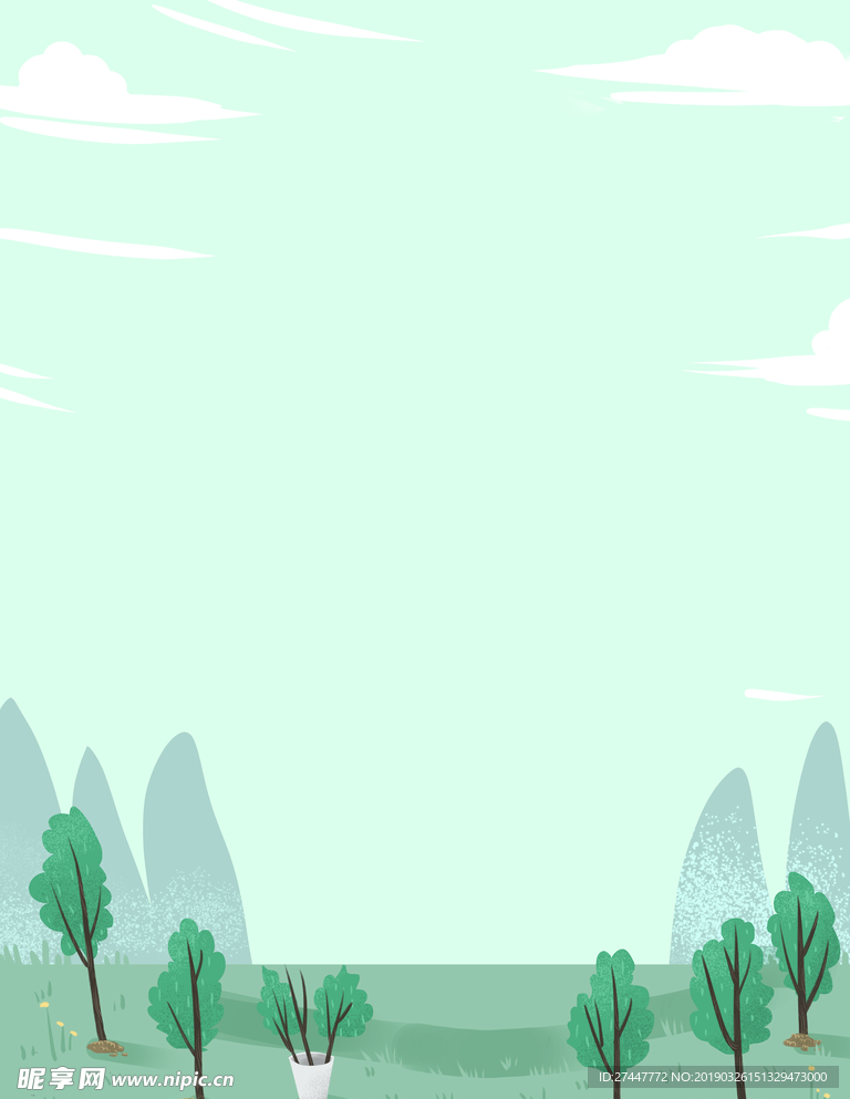 绿色背景