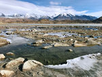 喀什 雪山 冰湖