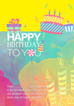 生日卡片祝福海报