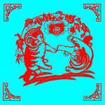 猫咪剪纸