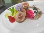 腊肠鸡卷